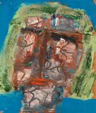 Markus Lüpertz, Männer ohne Frauen - Parsifal, 1993, Oil