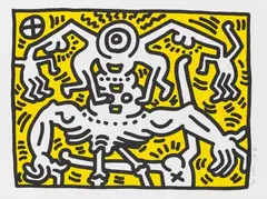 Untitled by Keith Haring, 1986, Lithograph in colors, sold Jun 2014
