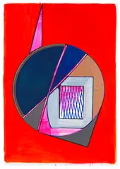 Thomas Scheibitz, Kopf, 2005/06, Acrylic