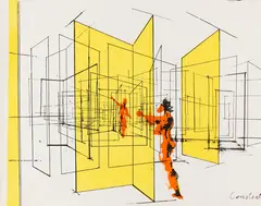 Labyrismen by Constant (d.i. Constant Nieuwe, 1962, Portfolio, sold Jun 2014