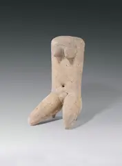 Lothar Fischer, Kniender weiblicher Torso, 1977/1985, Clay sculpture