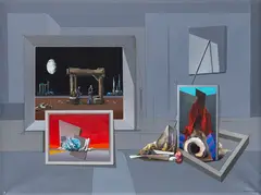 Francis Bott, Paysage mystique, 1979, Acrylic on canvas