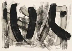 Ohne Titel by Fritz Winter, 1955, Oil, sold Jun 2014