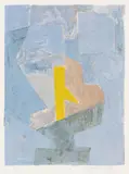 Composition bleue, jaune et rouge by Serge Poliakoff, 1958, Lithograph in colours, sold Jun 2014