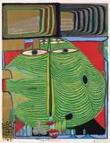 King Kong by Friedensreich Hundertwasser, 1968, Silkscreen in colors, sold Jun 2014
