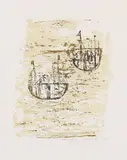 Les petits bateaux by Zao Wou-ki, 1953, Lithograph in colors, sold Jun 2014
