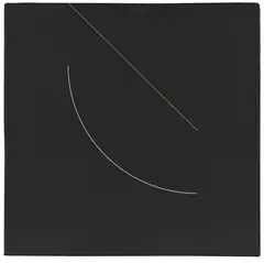 Gottfried Honegger, P-1141, 1993, Acrylic on canvas