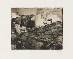 Horst Janssen, Landschaften, 1971/73, Portfolio