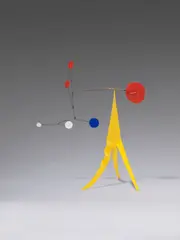 Alexander Calder, Yellow Crinkly, 1963, Object