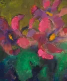 Alpenveilchen by Emil Nolde, 1935/1940, Watercolor, sold Jun 2014