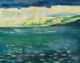Max Pechstein, Herbstmeer, Um 1924, Oil on panel