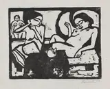 Erich Heckel, Zwei Mädchen im Atelier