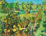 Arnold Balwé, Garten im Spätsommer