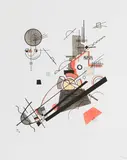 Fröhlicher Aufstieg by Wassily Kandinsky, 1923, Lithograph in colors, sold Jun 2014