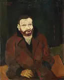 Josef Scharl, Mann aus dem Altersheim, 1926, Oil on canvas