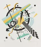 Kleine Welten IV by Wassily Kandinsky, 1922, Lithograph in colours, sold Jun 2014