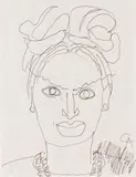 Alexander Calder, Ohne Titel, 1968, India ink drawing