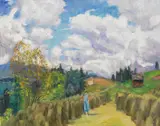 Otto Modersohn, Sommerliche Gailenberglandschaft