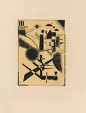 Lithographie No. III by Wassily Kandinsky, 1925, Lithograph, sold Jun 2014