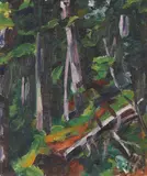 Walter Jacob, Wald, 1922, Oil on canvas