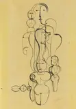 Oskar Schlemmer, Konzentrische Gruppe (Figurenplan K 1)