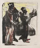 Emil Nolde, Die Heiligen drei Könige, 1913, Lithograph in colors