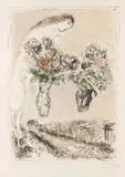 Marc Chagall, Der Triumphbogen, 1976, Lithograph in colors
