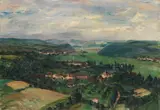 Otto Dill, Blick über Blieskastel in das Bliestal