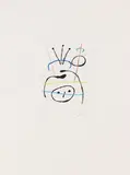 Joan Miró, La Bague d`Aurore, 1957, Chalks