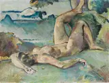 Liegender weiblicher Akt by Alfred Heinrich Pellegrini, 1916, Oil on canvas, sold Jun 2014