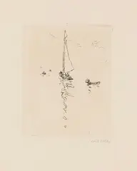 Segler by Emil Nolde, 1907, Etching, sold Jun 2014