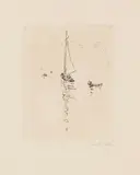 Emil Nolde, Segler, 1907, Etching