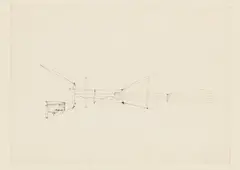 Hofhäuser, Innenansicht by Ludwig Mies van der Rohe, Um 1935, Pen and India ink drawing, sold Jun 2014