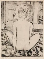 Kinderakt by Rolf Nesch, 1929, Etching, sold Jun 2014