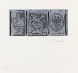 Madoura by Pablo Picasso, 1961, linocut in colors on wove paper, sold Jun 2014