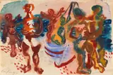 Eduard Bargheer, Figuren am Hafen