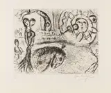 Marc Chagall, Le Cirque fantastique, 1967, Etching and aquatint