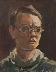 Willy Robert Huth, Selbstporträt, 1914, Oil on canvas