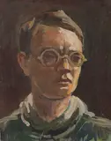 Willy Robert Huth, Selbstporträt, 1914, Oil on canvas