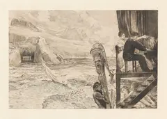 Max Klinger, Brahms-Phantasie. Einundvierzig Stiche, Radierungen und Steinzeichnungen zu Compositionen von Johannes Brahms. Radier-Opus XII, 1894, Engraving