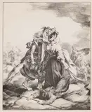 Théodore Géricault, Mameluck défendant un trompette blessé