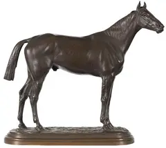Stehendes Pferd by Isidore Bonheur, Bronze, sold May 2014