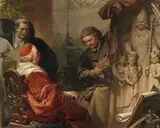 August von Kreling, Des Dombaumeisters Präsentation beim Bischof, 1873, Oil on canvas