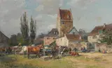 Karl Stuhlmüller, Sommerlicher Markttag