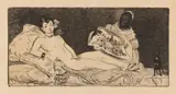 Edouard Manet, Olympia, 1867, Etching