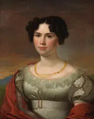 David Sulzer, Porträt einer jungen Dame, 1823, Oil on canvas