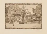 Heinrich Vogeler, Der Barkenhoff, 1910, Etching