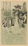 Heinrich Vogeler, Minnetraum, 1894, Etching