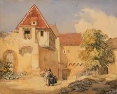 Jacob Gensler, Klosterneuburg bei Wien, 1837, Watercolor