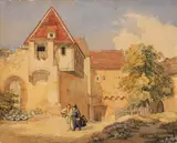 Jacob Gensler, Klosterneuburg bei Wien, 1837, Watercolor
